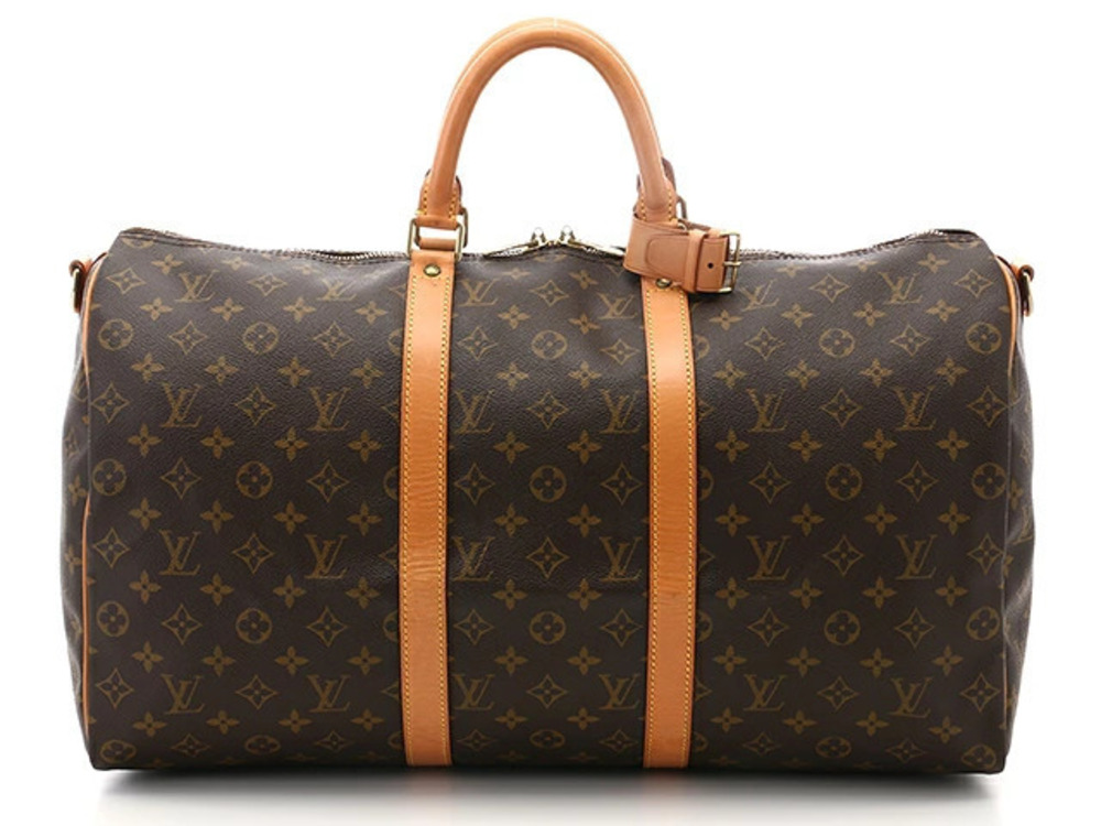 LOUIS VUITTON LV Boston Bag Travel Keepall Bandouliere Monogram